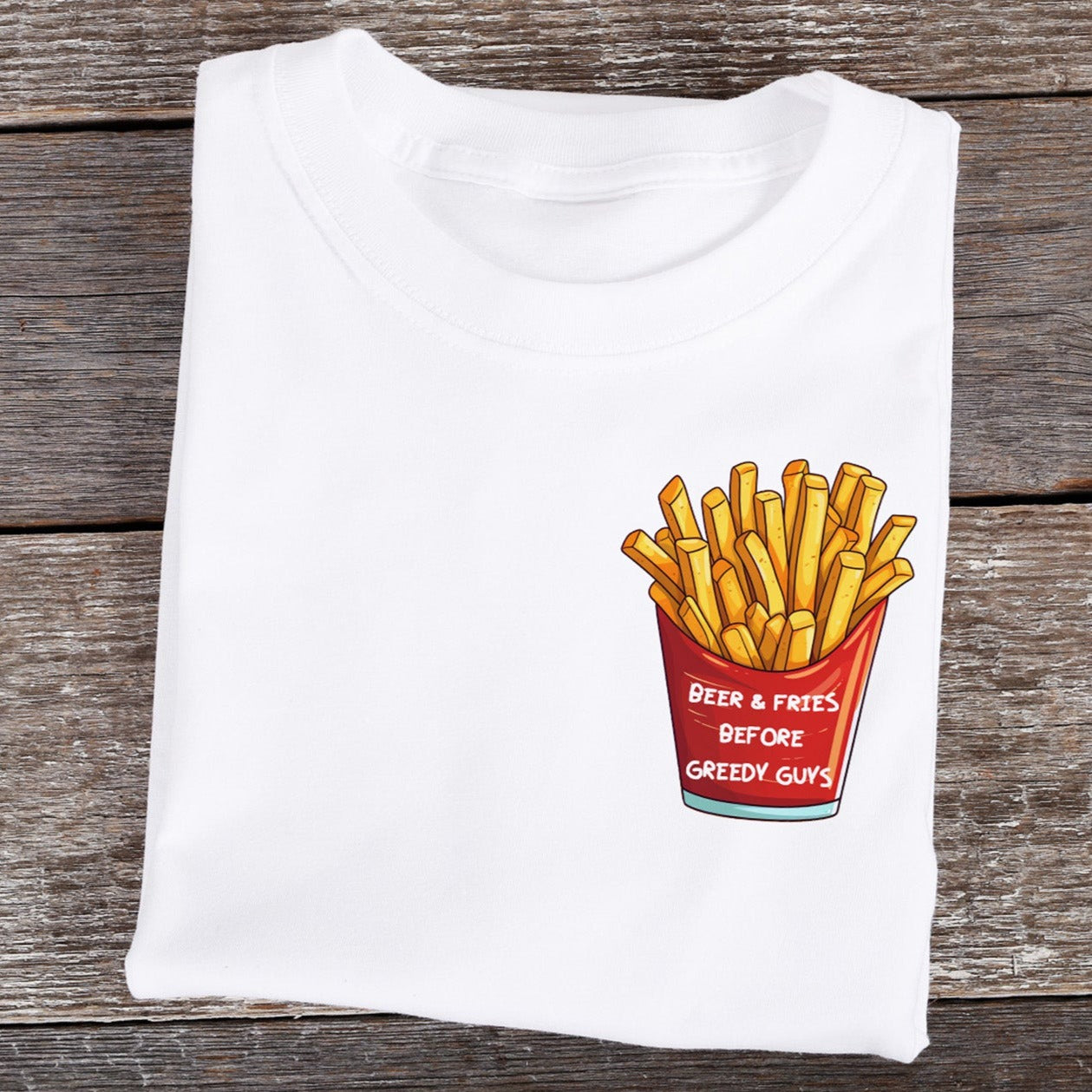 BEER & FRIES - Premium Shirt Damen