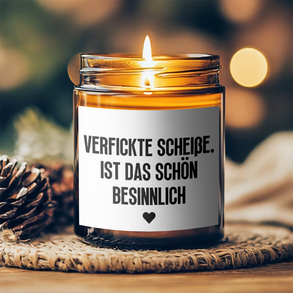 SCHÖN BESINNLICH - Premium Duftkerze