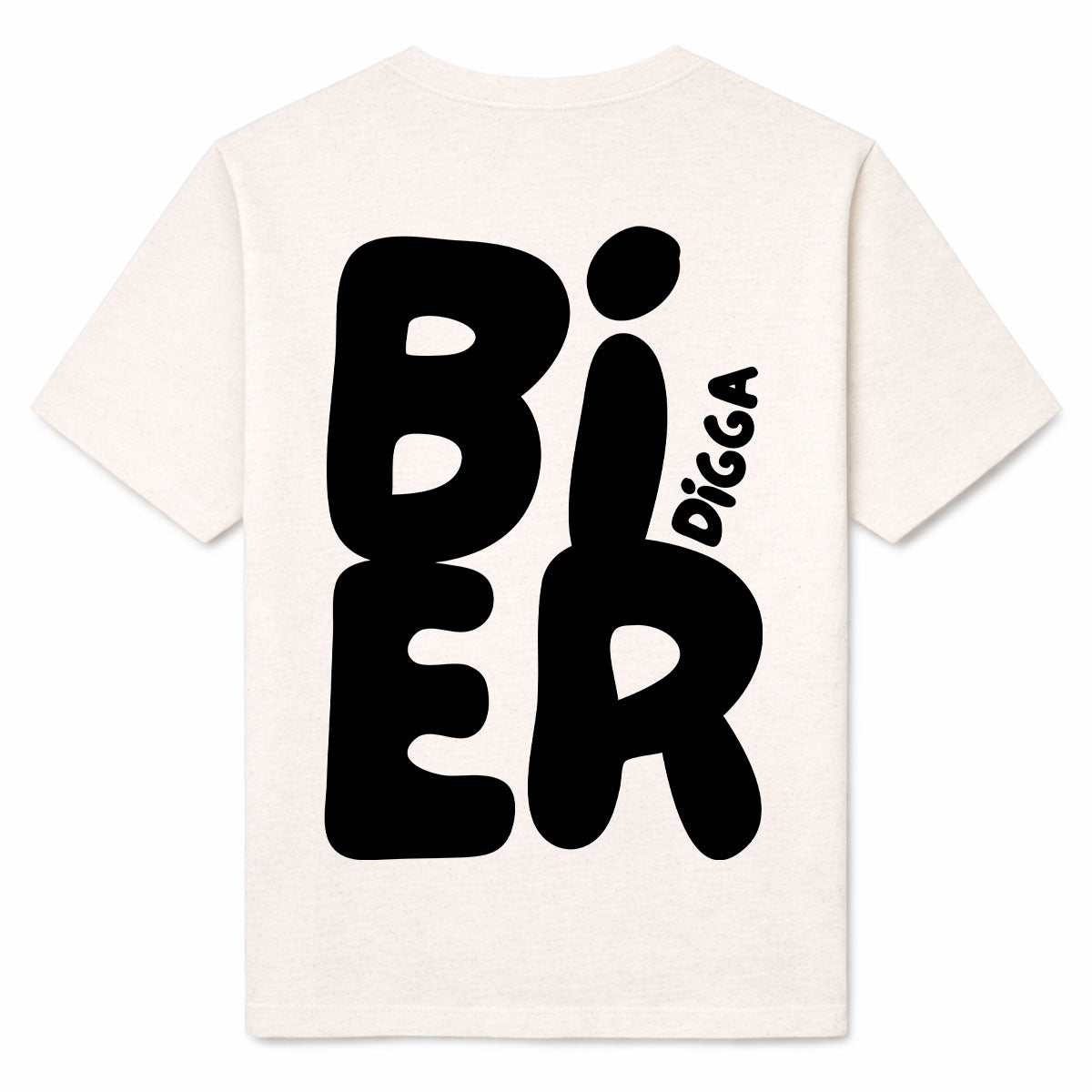 BIER DIGGA - Premium T-Shirt Backprint