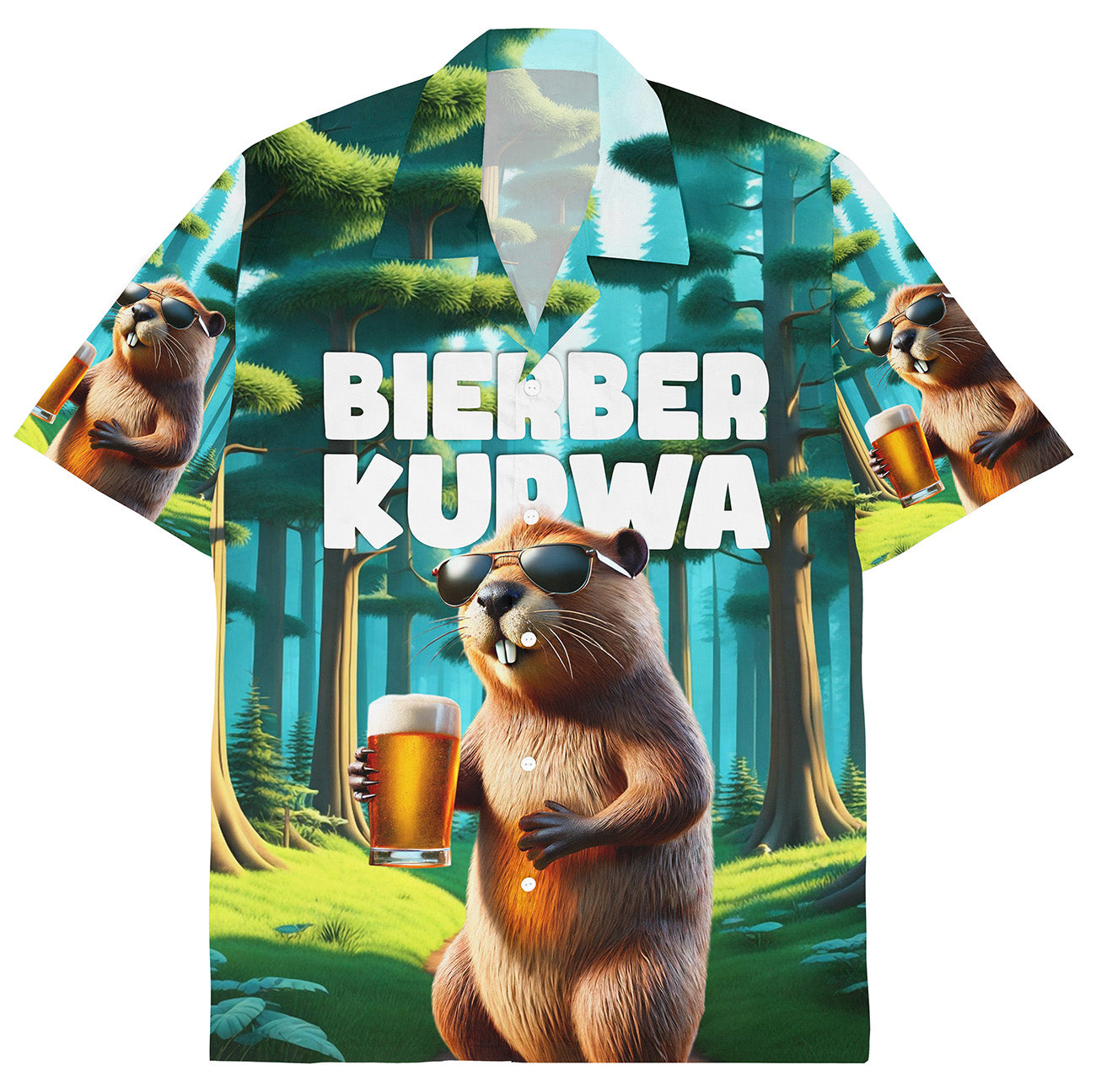 BIERBER KURWA - Hawaiihemd