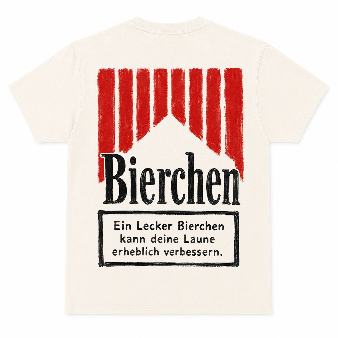 BIERCHEN - Premium T-Shirt Backprint