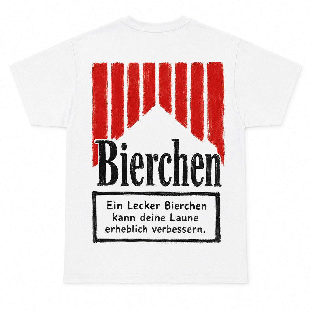 BIERCHEN - Premium T-Shirt Backprint