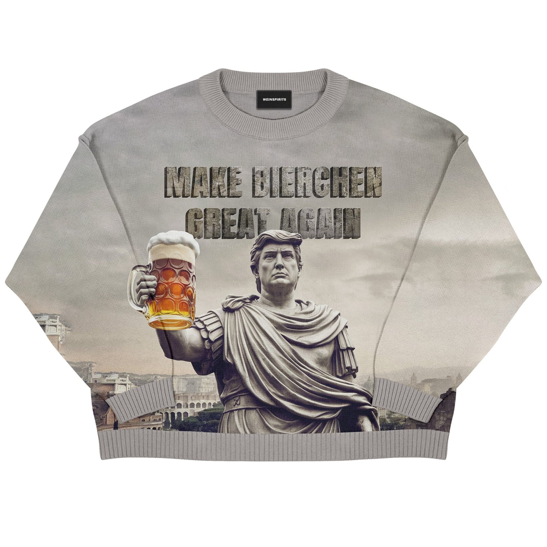 LECKER BIERCHEN GREAT AGAIN - Premium Knit Sweatshirt