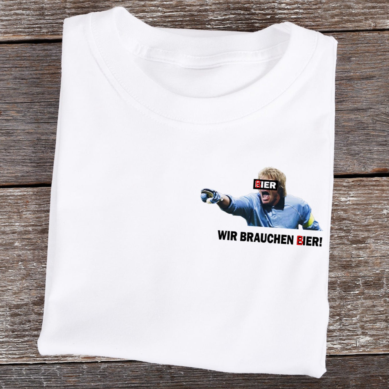 WIR BRAUCHEN BIER LOGO - Premium Shirt