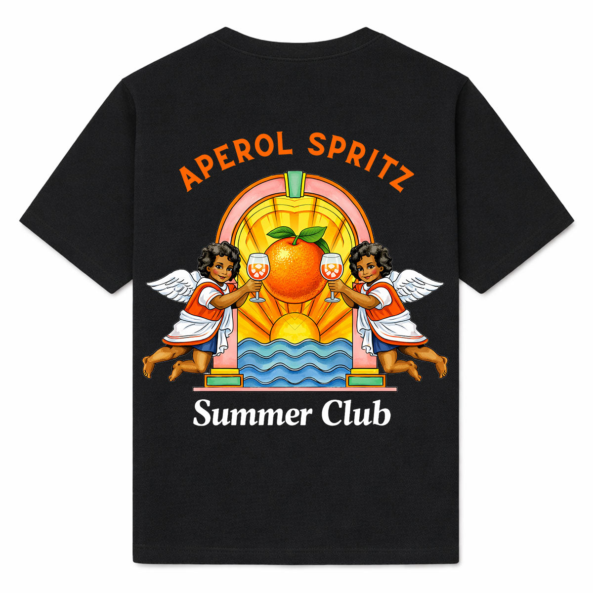 APEROL SPRITZ SUMMER CLUB - Premium T-Shirt Backprint
