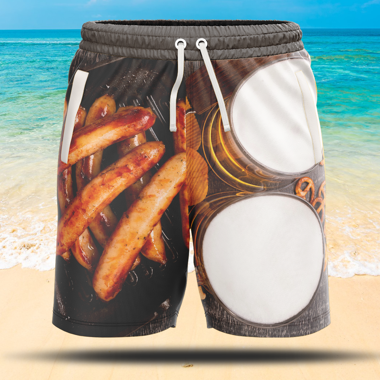 BRATWURST & BIER - Badehose