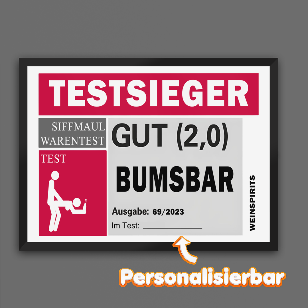 TESTSIEGER - Premium Poster