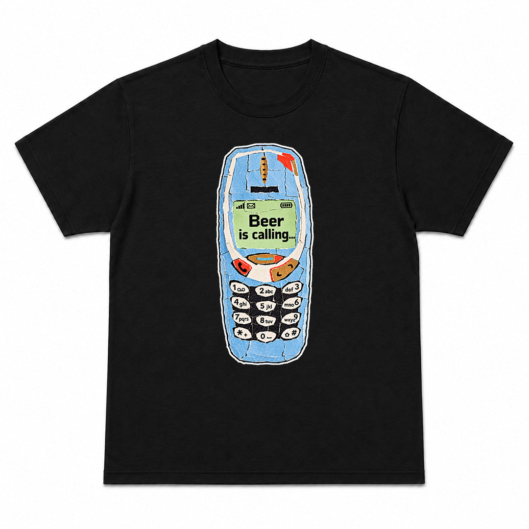 BEER IS CALLING - T-Shirt Premium Unisex