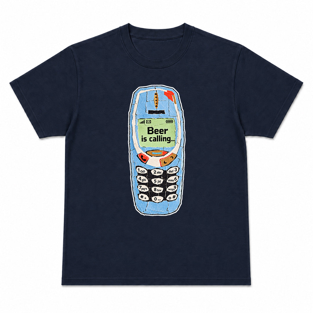 BEER IS CALLING - T-Shirt Premium Unisex