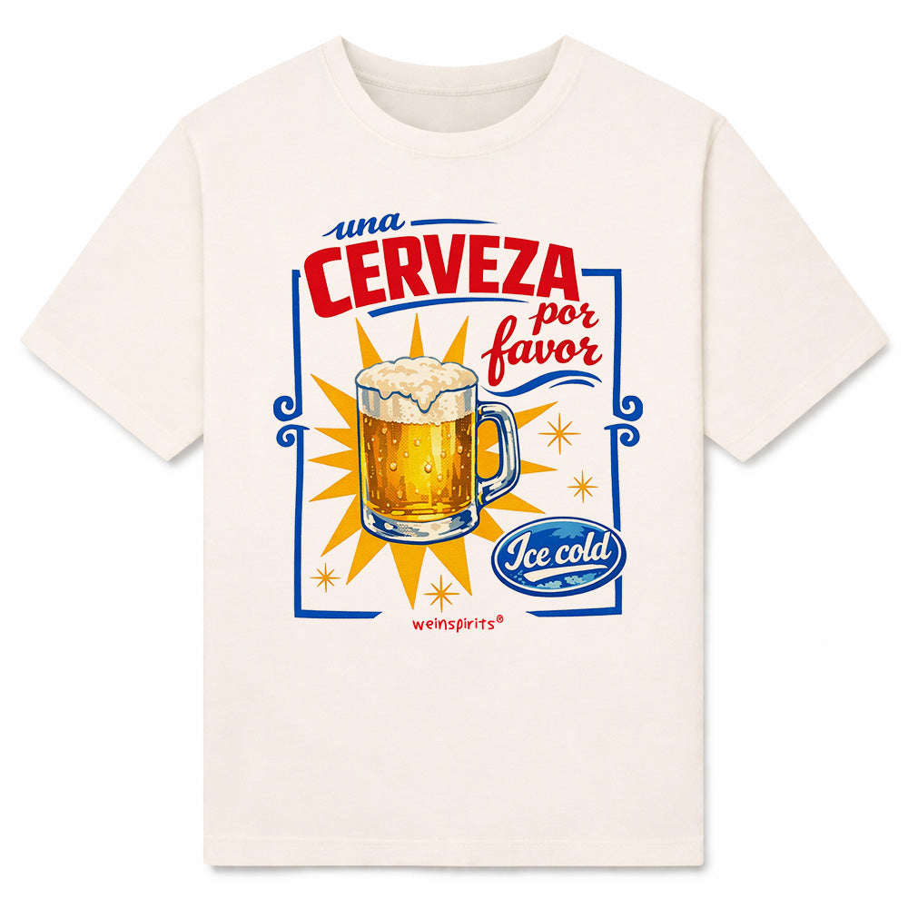 UNA CERVEZA POR FAVOR - Premium T-Shirt Unisex