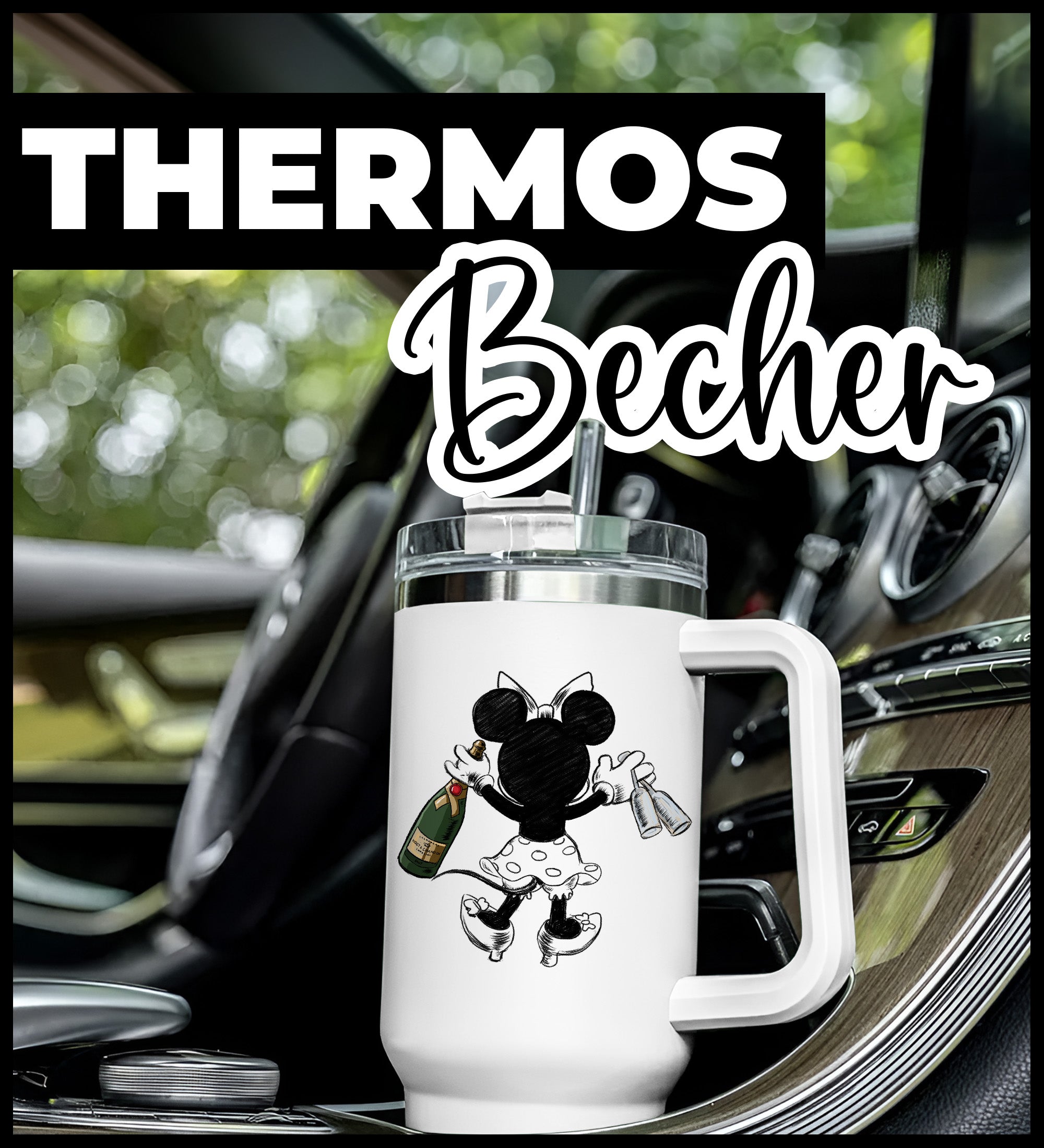 CHAMPAGNE MOUSE - Thermobecher