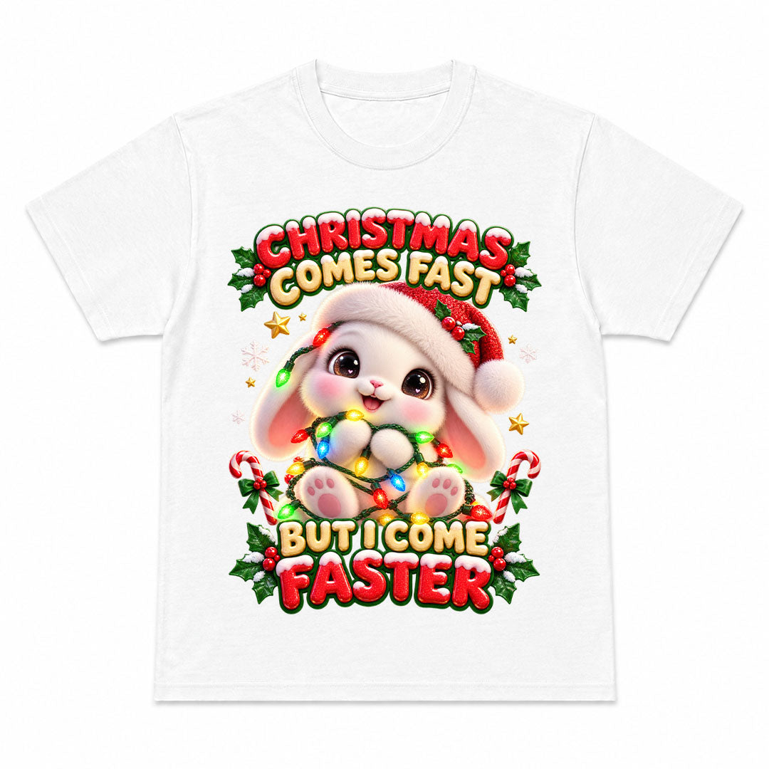 CHRISTMAS COMES FAST - Kerst T-Shirt