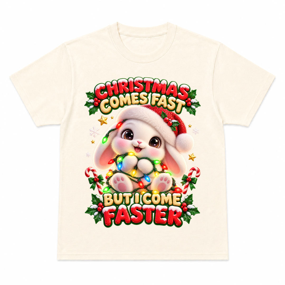 CHRISTMAS COMES FAST - Kerst T-Shirt