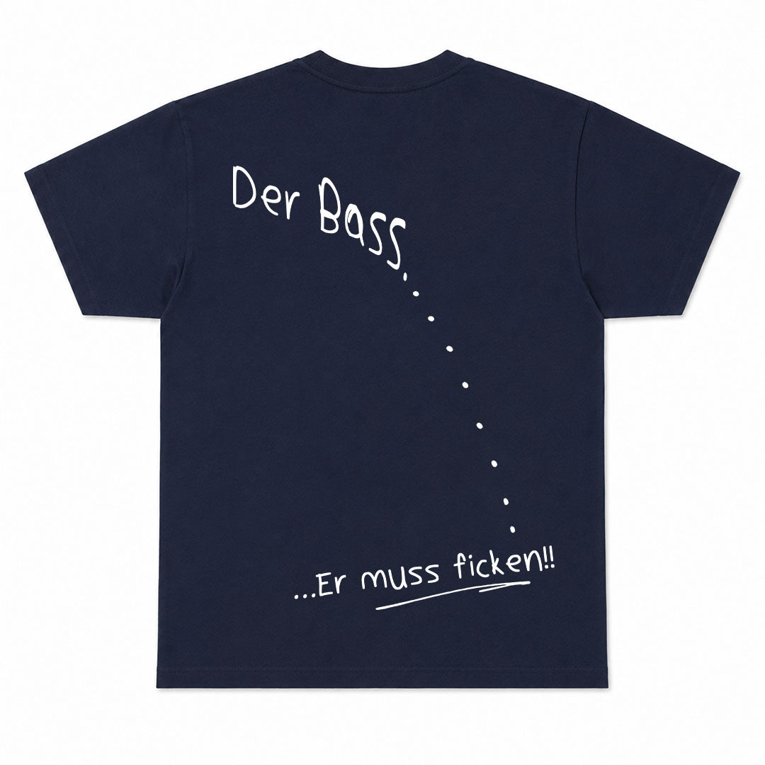 DER BASS - Premium T-Shirt Backprint