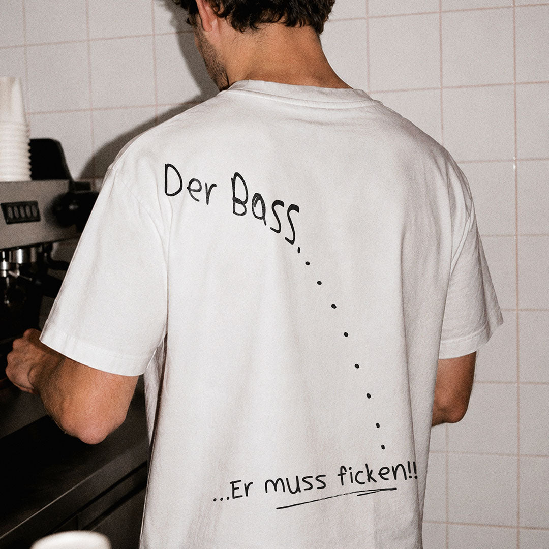 DER BASS - Premium T-Shirt Backprint