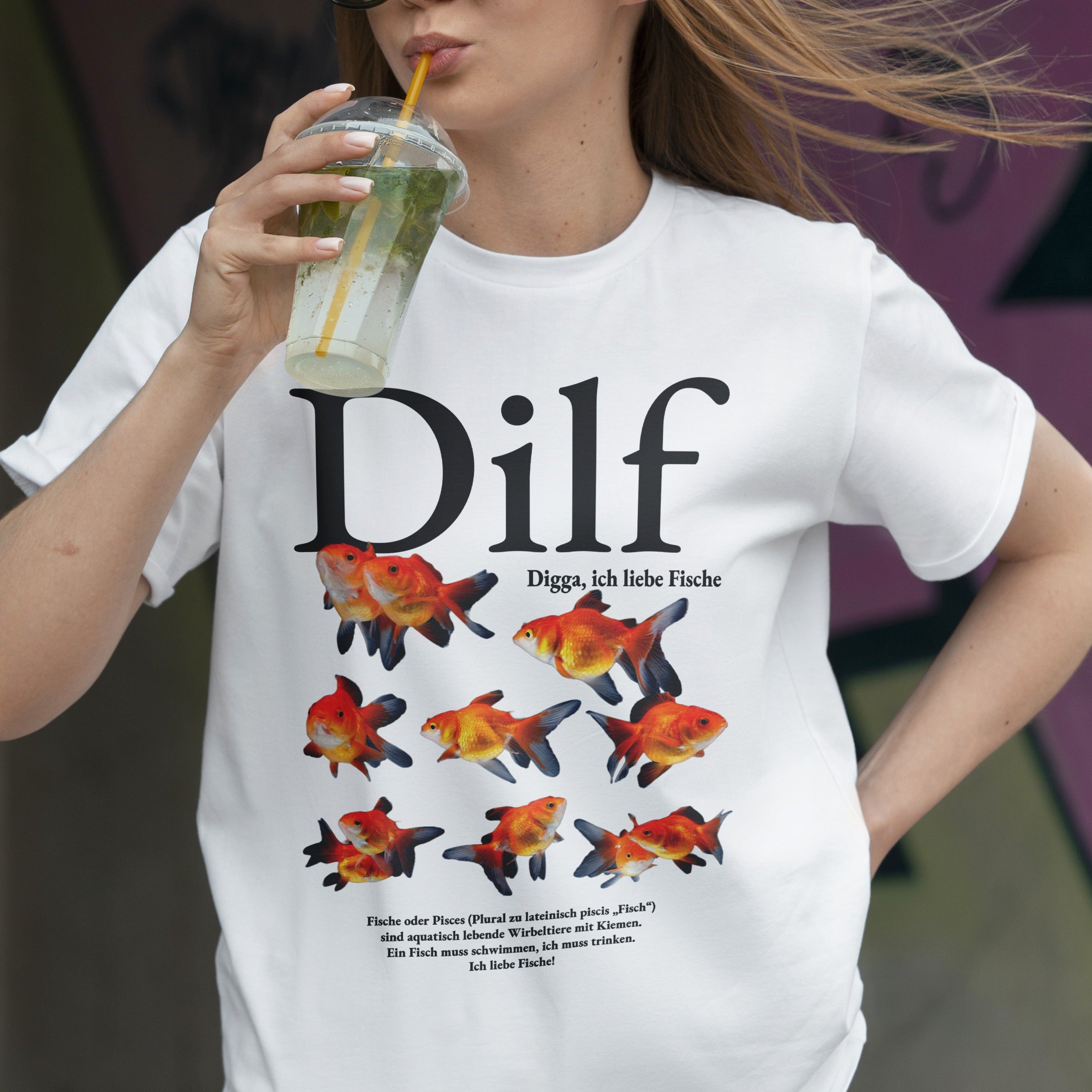 DILF FISCHE - Premium Shirt Oversize