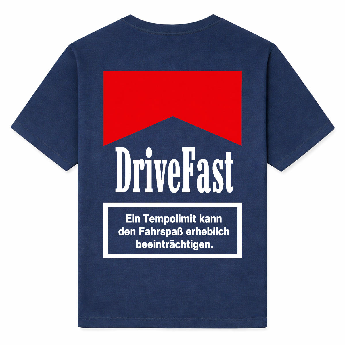 DRIVE FAST - Premium T-Shirt Backprint