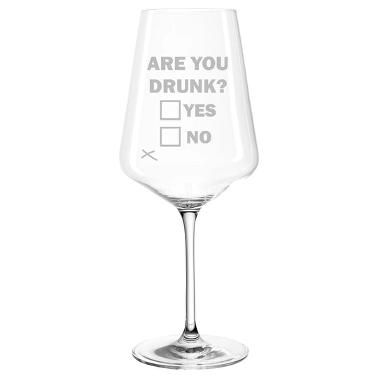 ARE YOU DRUNK - Premium Weinglas