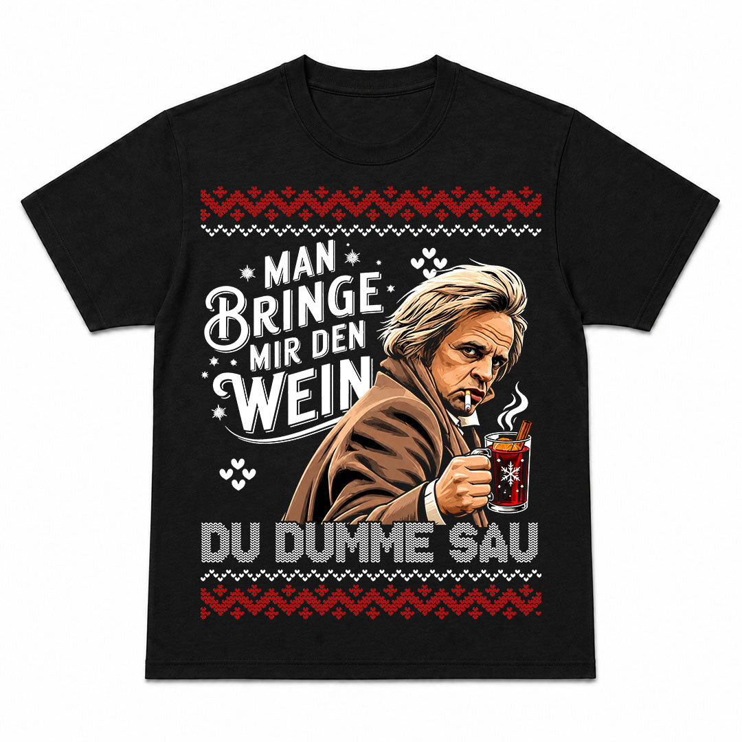 MAN BRINGE MIR DEN WEIN - Premium Unisex T-Shirt