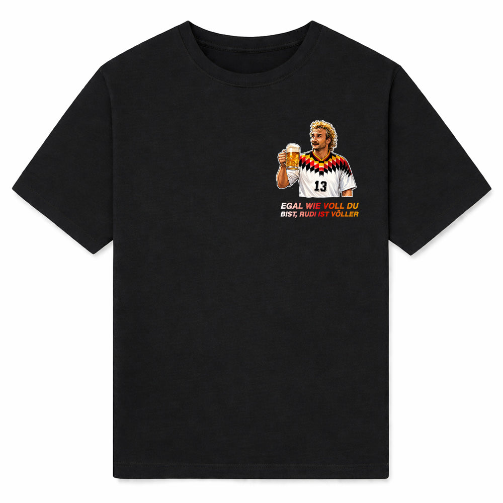 EGAL WIE VOLL DU BIST BRUSTDRUCK - Premium T-Shirt Unisex