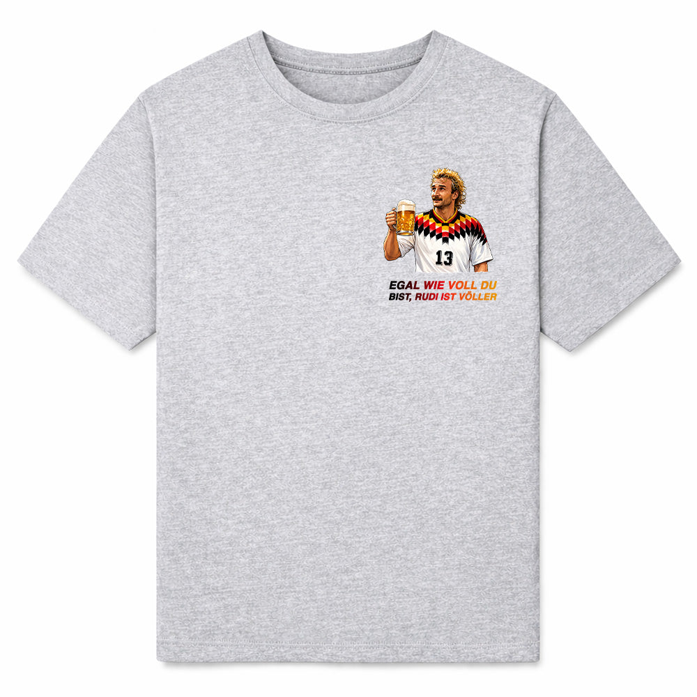 EGAL WIE VOLL DU BIST BRUSTDRUCK - Premium T-Shirt Unisex