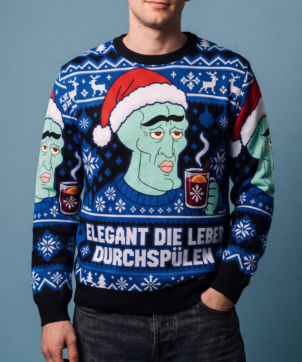ELEGANT DIE LEBER DURCHGESPÜLT - Pull de Noël Signature