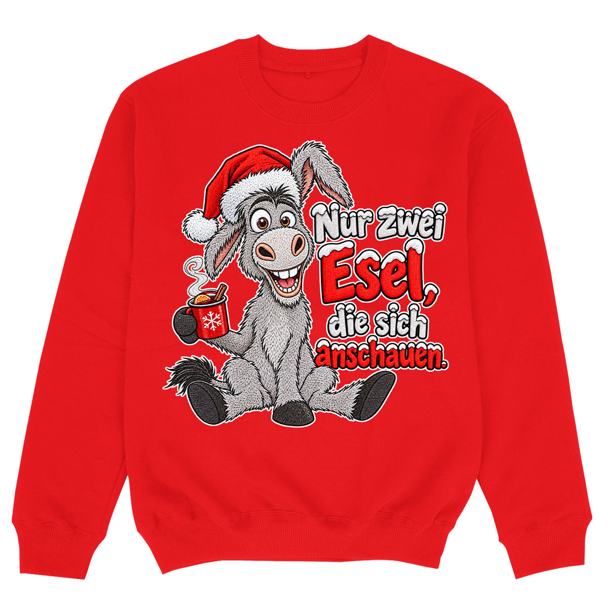 NUR ZWEI ESEL - Premium Sweater