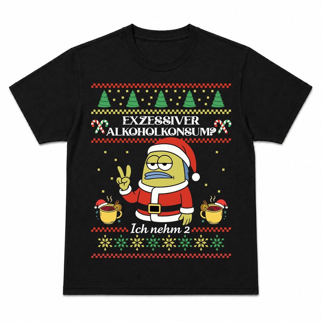 ICH NEHM 2 CHRISTMAS - Camiseta Navideña