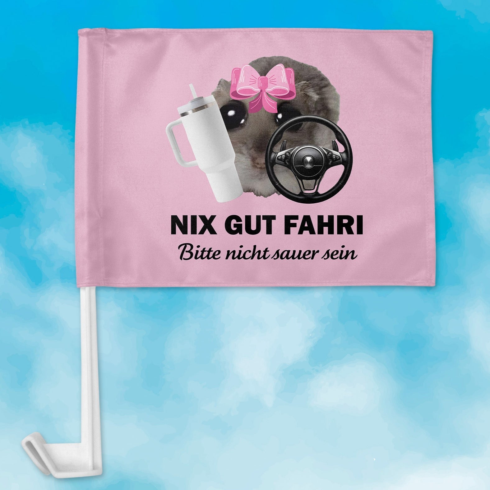 NIX GUT FAHRI - Autoflagge