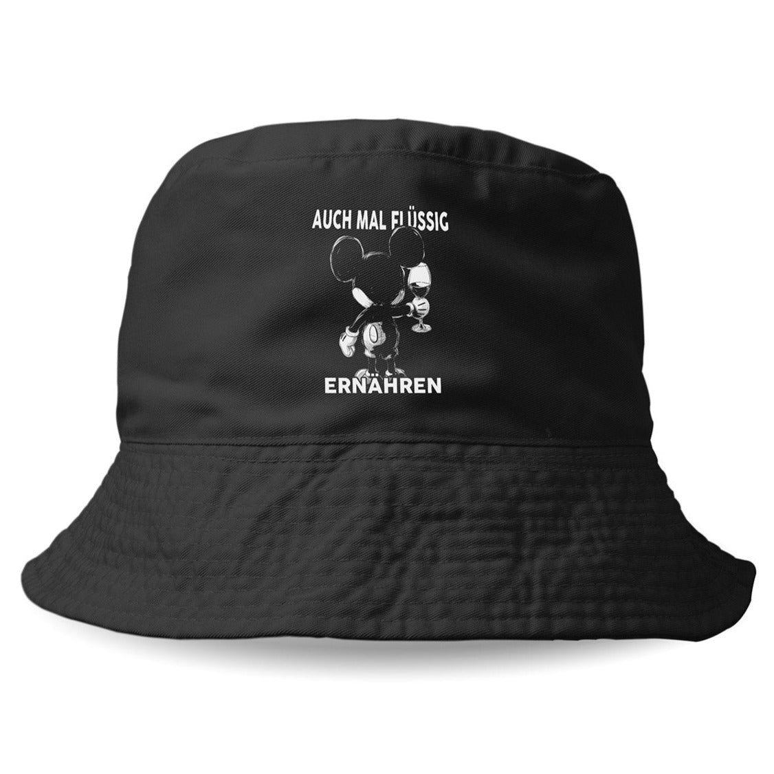ES WIRD SICH FLÜSSIG ERNÄHRT - Bucket Hat