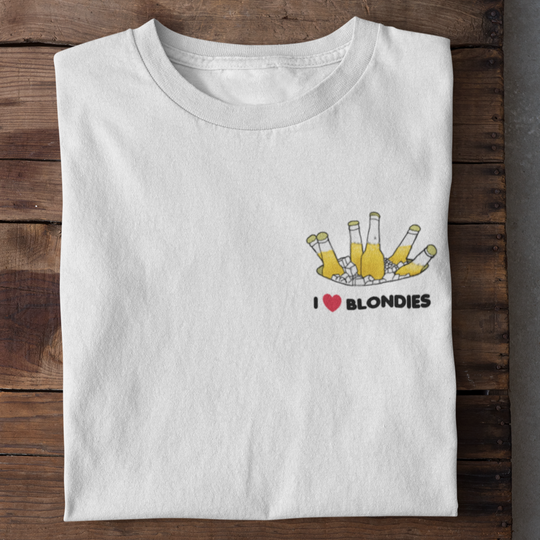 I LOVE BLONDIES - Premium Shirt Herren