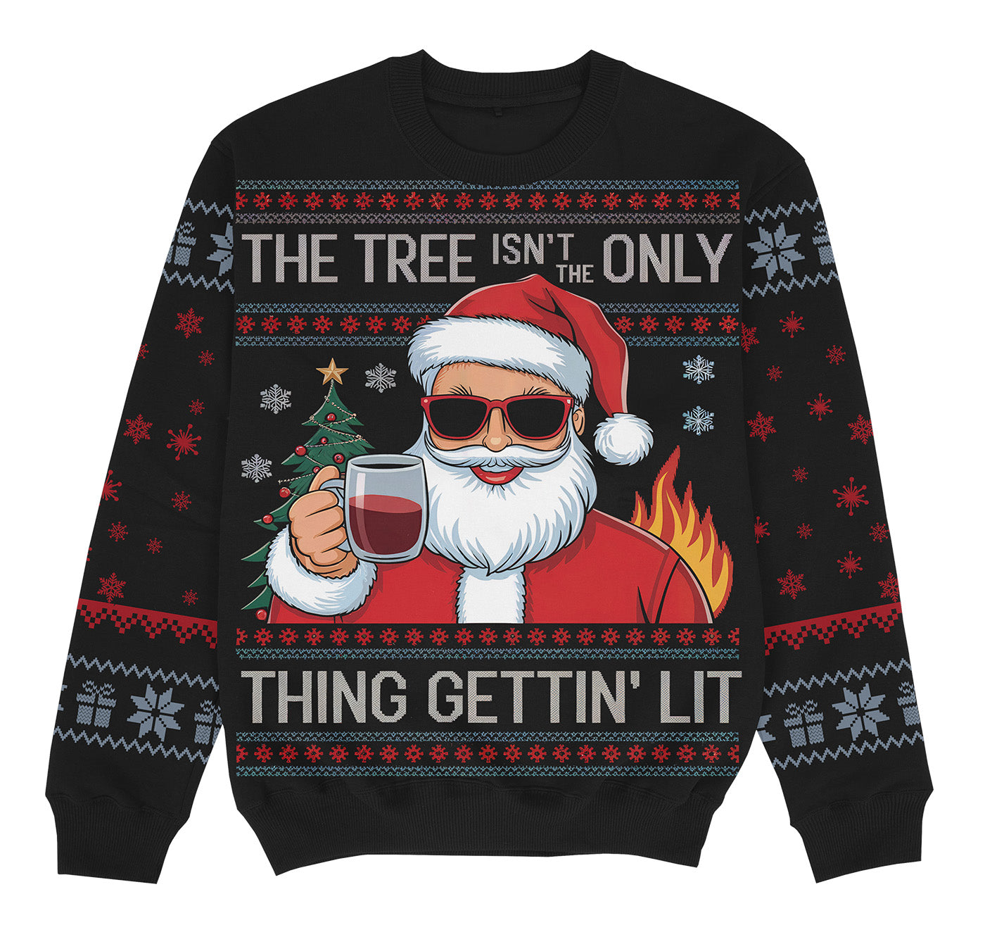 GETTIN' LIT - Christmas Sweater