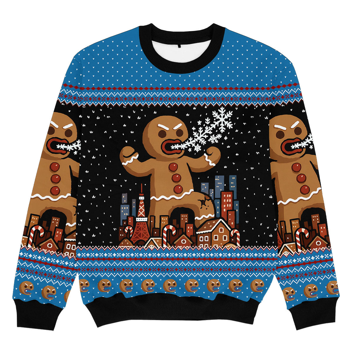 ANGRY GINGERBREAD MAN - Signature Kersttrui