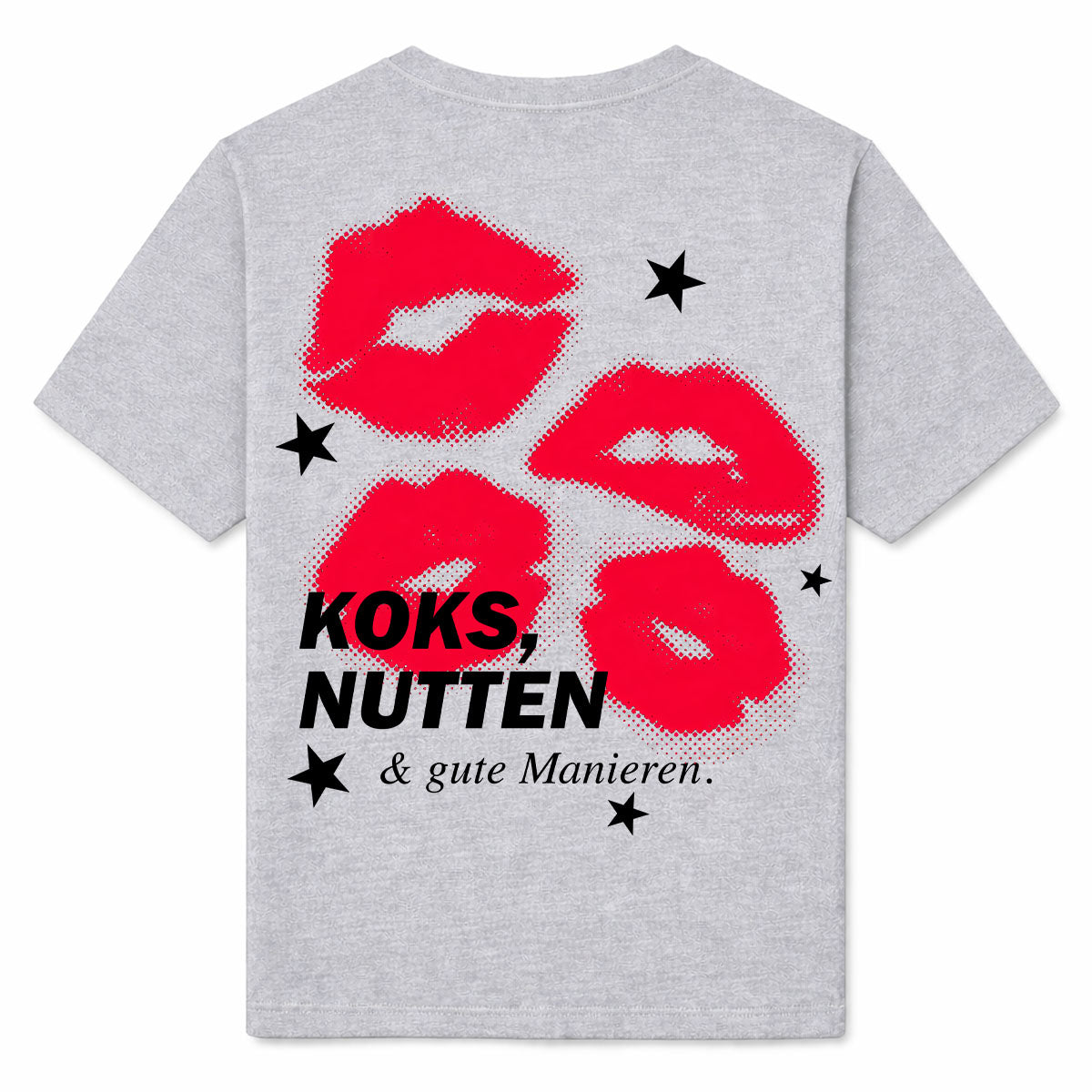 GUTE MANIEREN - Premium T-Shirt Backprint