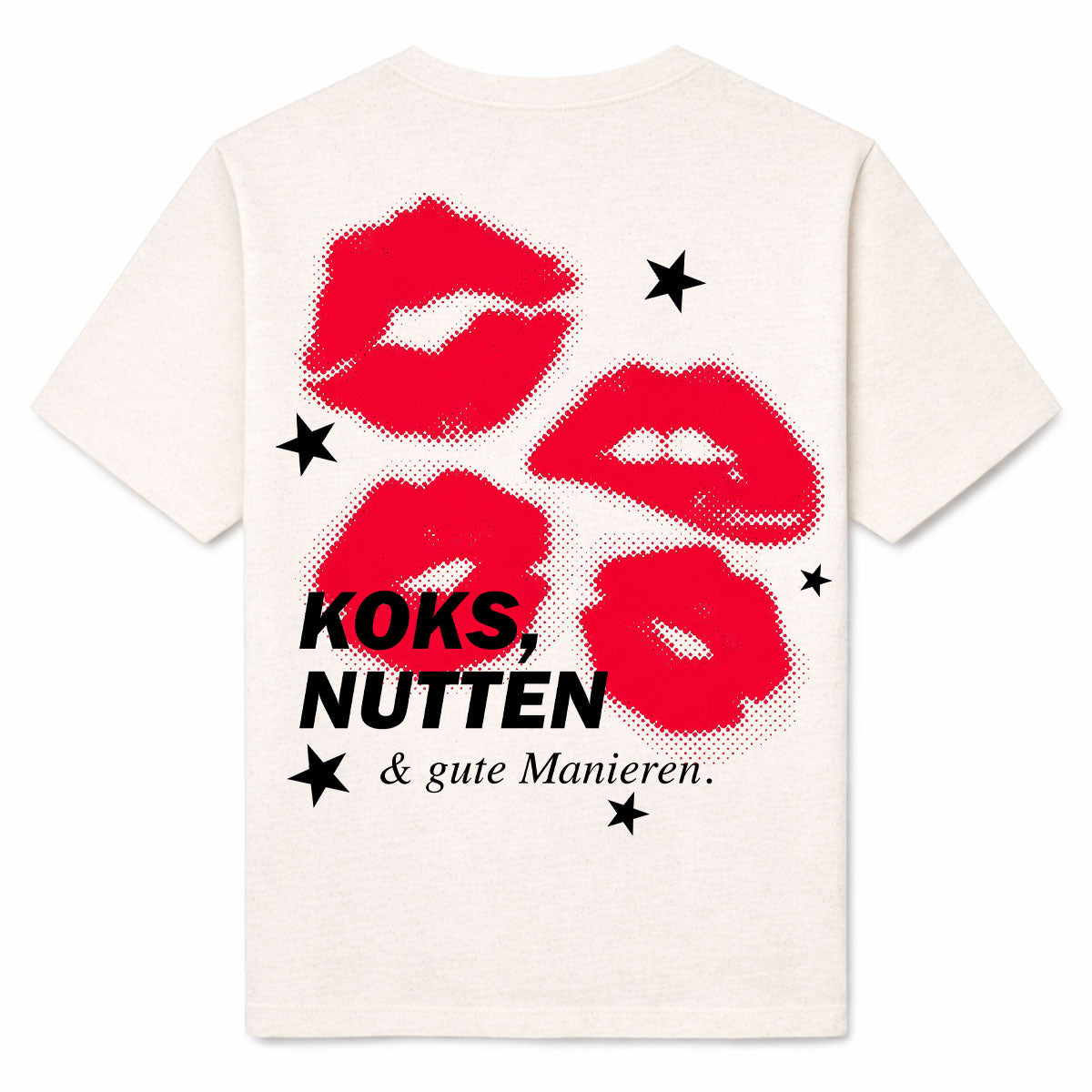 GUTE MANIEREN - Premium T-Shirt Backprint