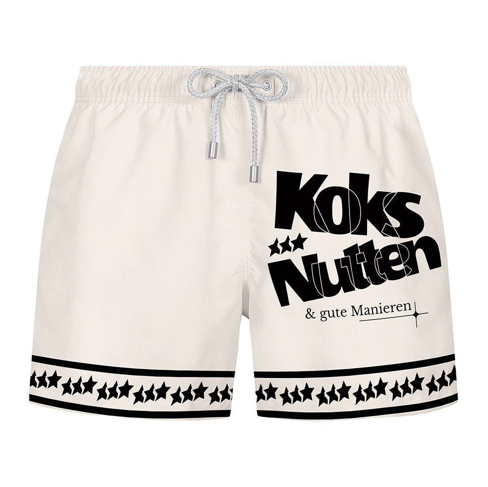 GUTE MANIEREN - Premium Badeshort Fullprint