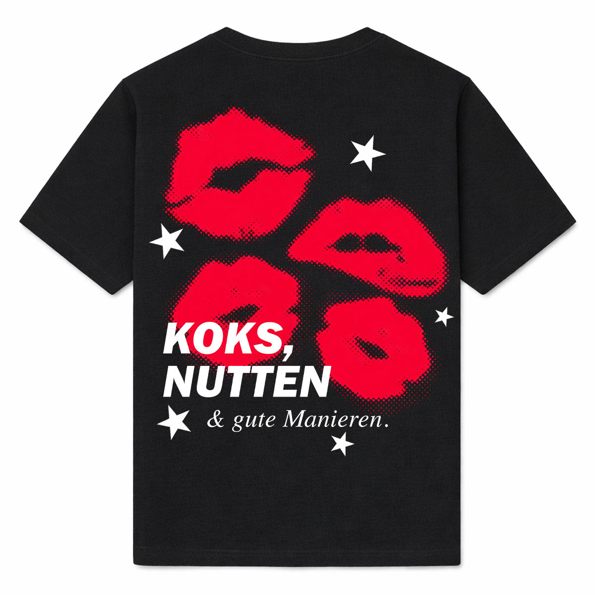 GUTE MANIEREN - Premium T-Shirt Backprint