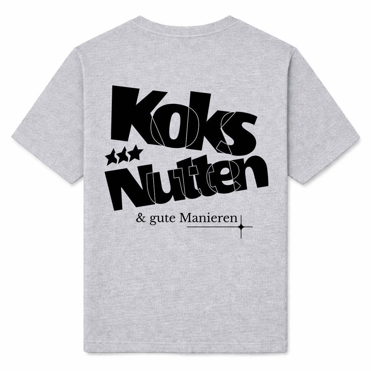GUTE MANIEREN - Premium T-Shirt Backprint