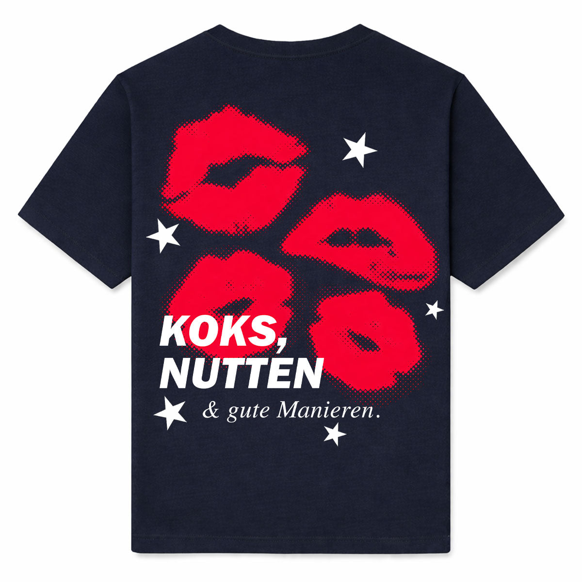 GUTE MANIEREN - Premium T-Shirt Backprint