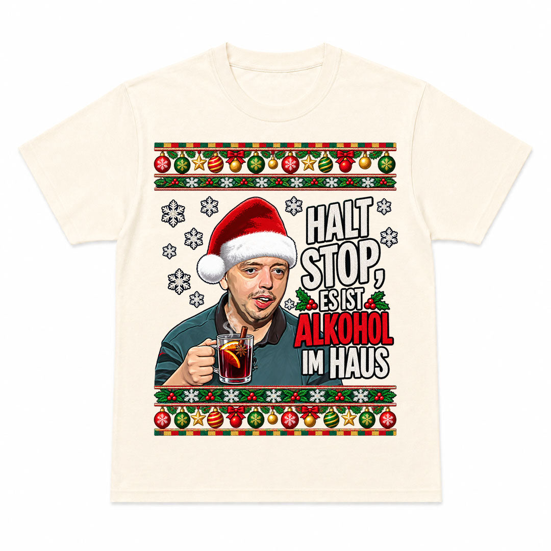 HALT STOP - Camiseta Navideña