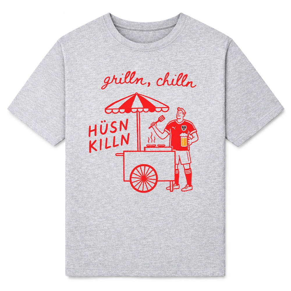 GRILLN CHILLN HÜSN KILLN - Premium T-Shirt Unisex