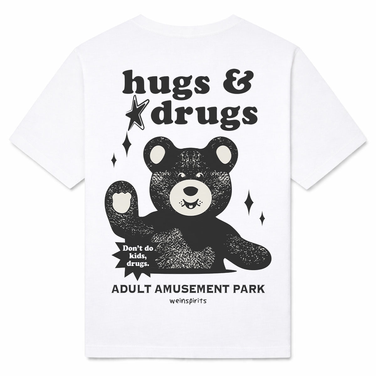 ADULT AMUSEMENT PARK - Premium T-Shirt Backprint