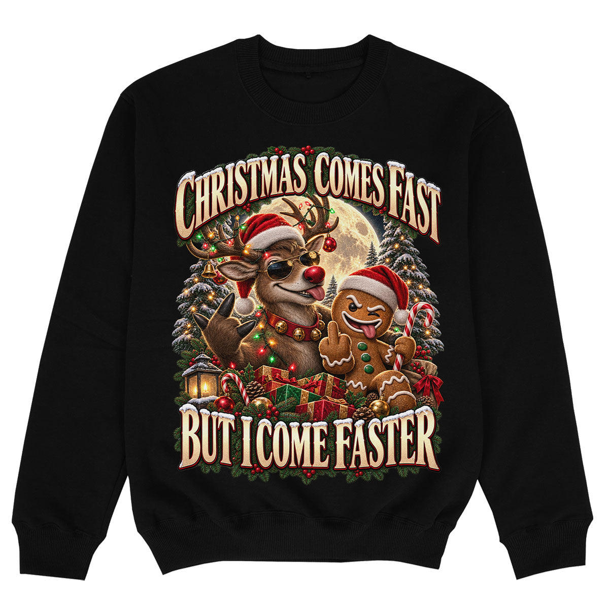 CHRISTMAS COMES FAST - Sudadera Premium