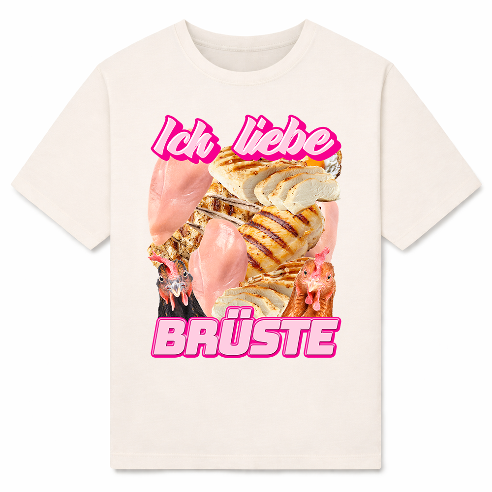ICH LIEBE BRÜSTE - Premium T-Shirt Unisex