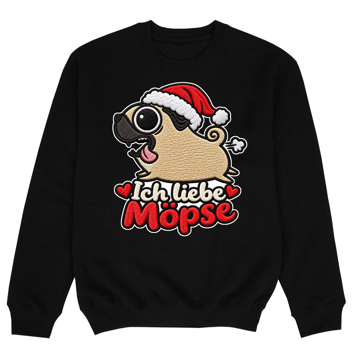 ICH LIEBE MÖPSE - Sweatshirt Premium
