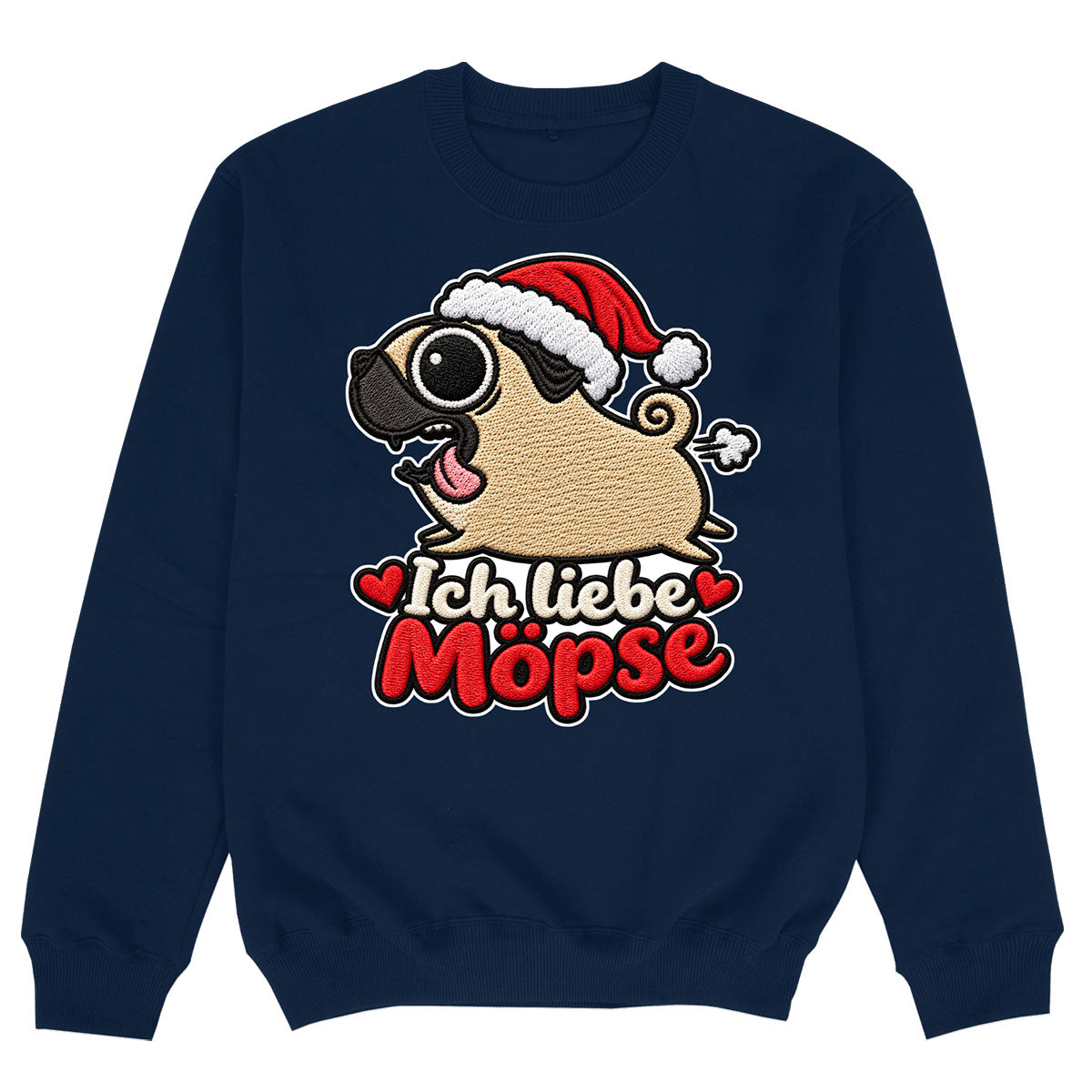 ICH LIEBE MÖPSE - Sweatshirt Premium