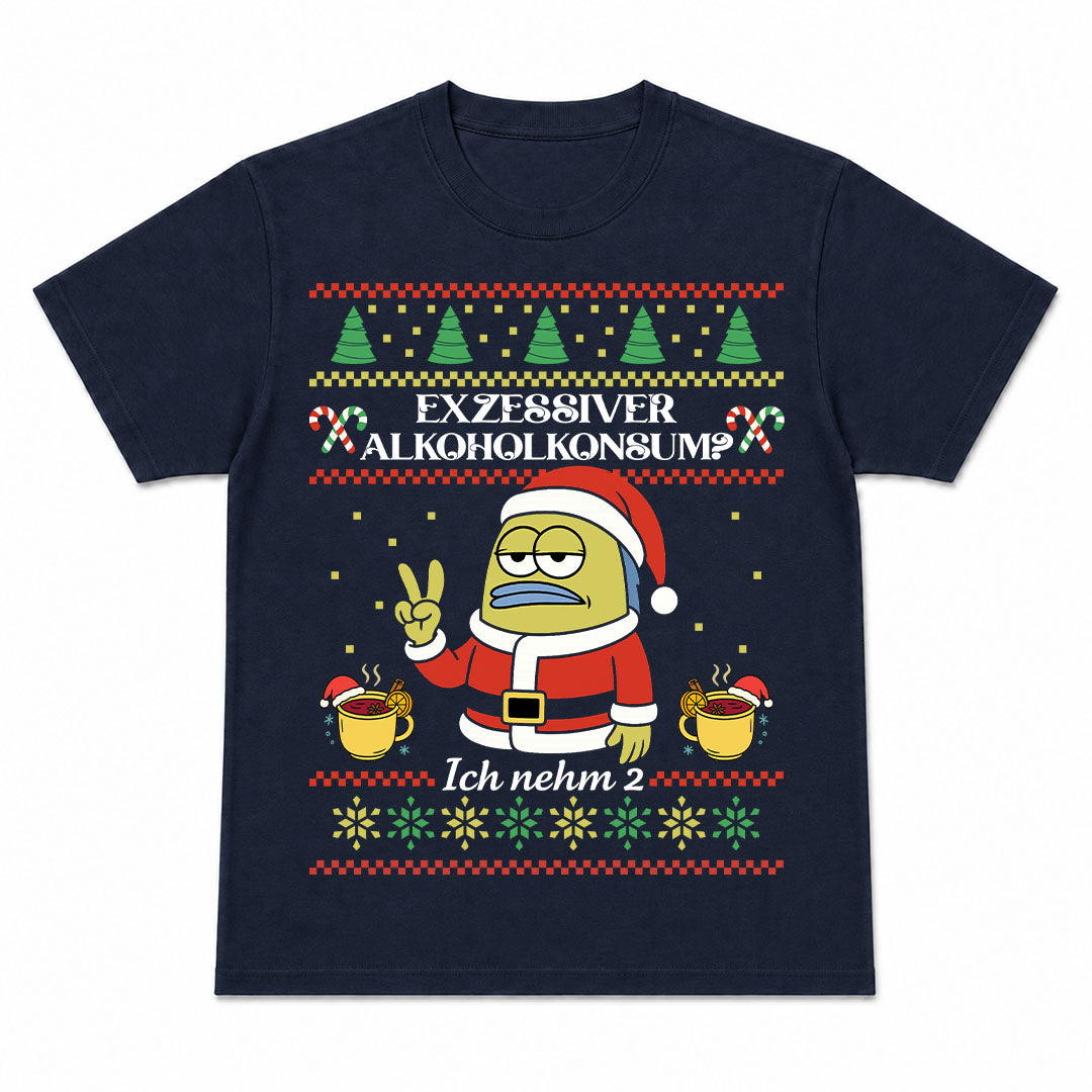 ICH NEHM 2 CHRISTMAS - Camiseta Navideña