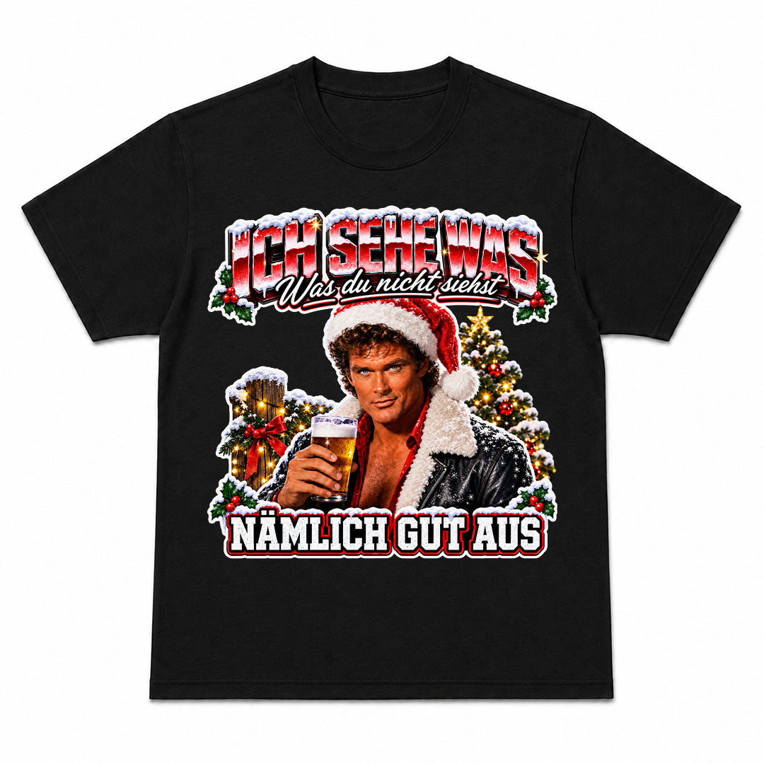 ICH SEHE WAS CHRISTMAS - Kerst T-Shirt