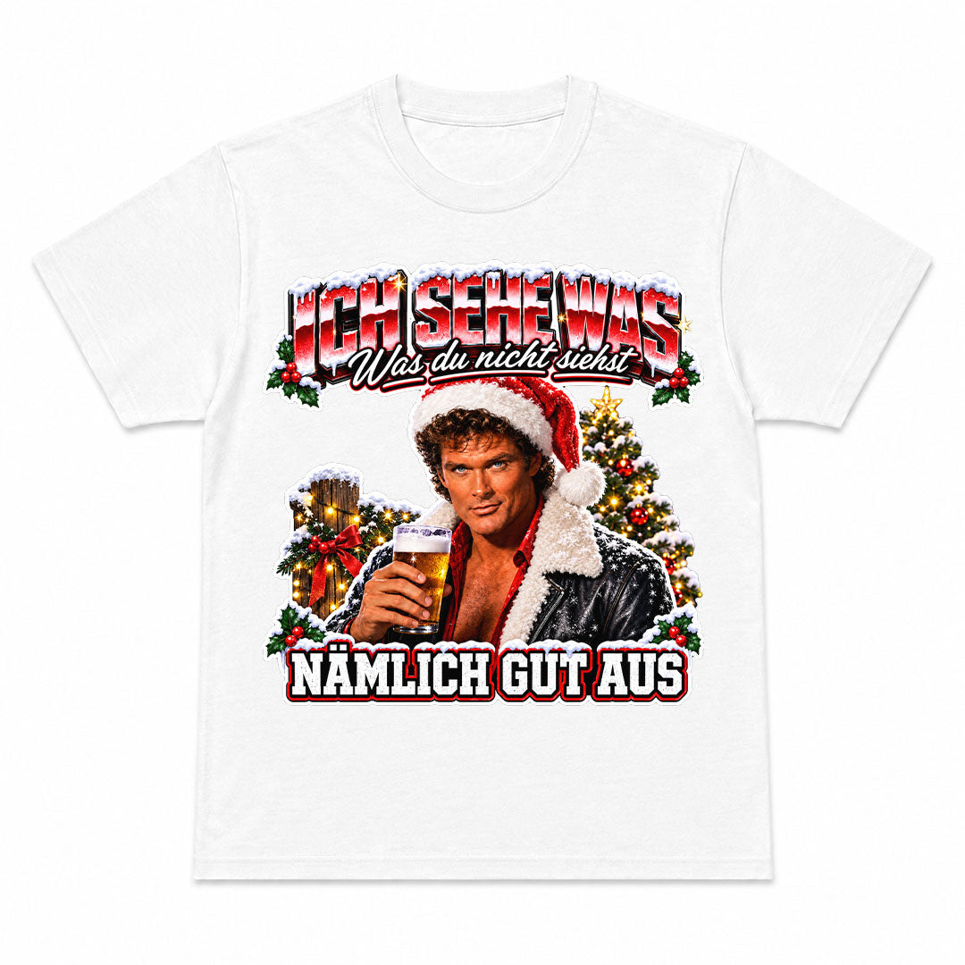 ICH SEHE WAS CHRISTMAS - Kerst T-Shirt
