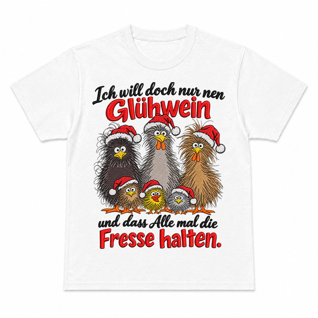 ICH WILL NUR NEN GLÜHWEIN - Kerst T-Shirt